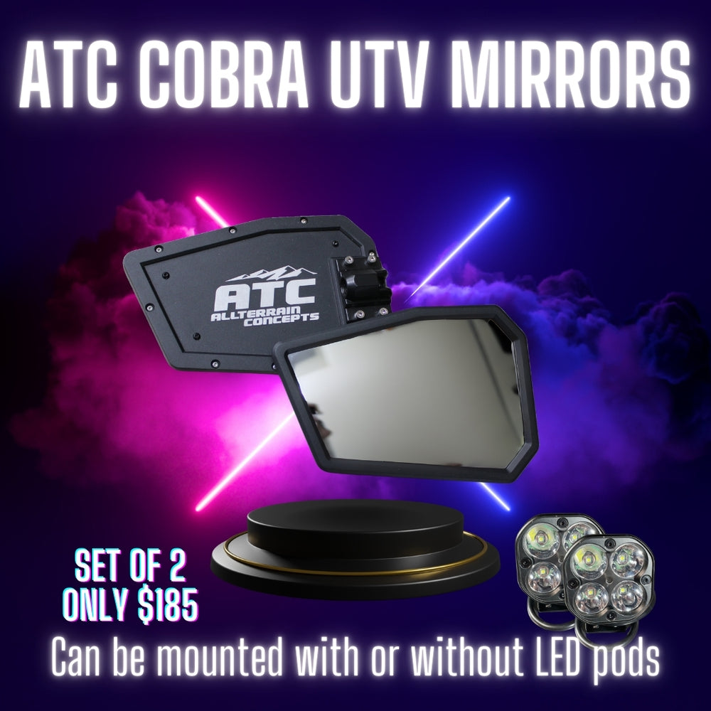 Cobra Mirrors for UTV (Set of 2)